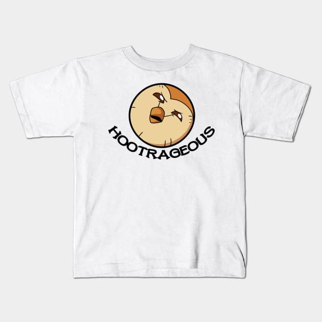 Hootrageous Kids T-Shirt by Sepheria